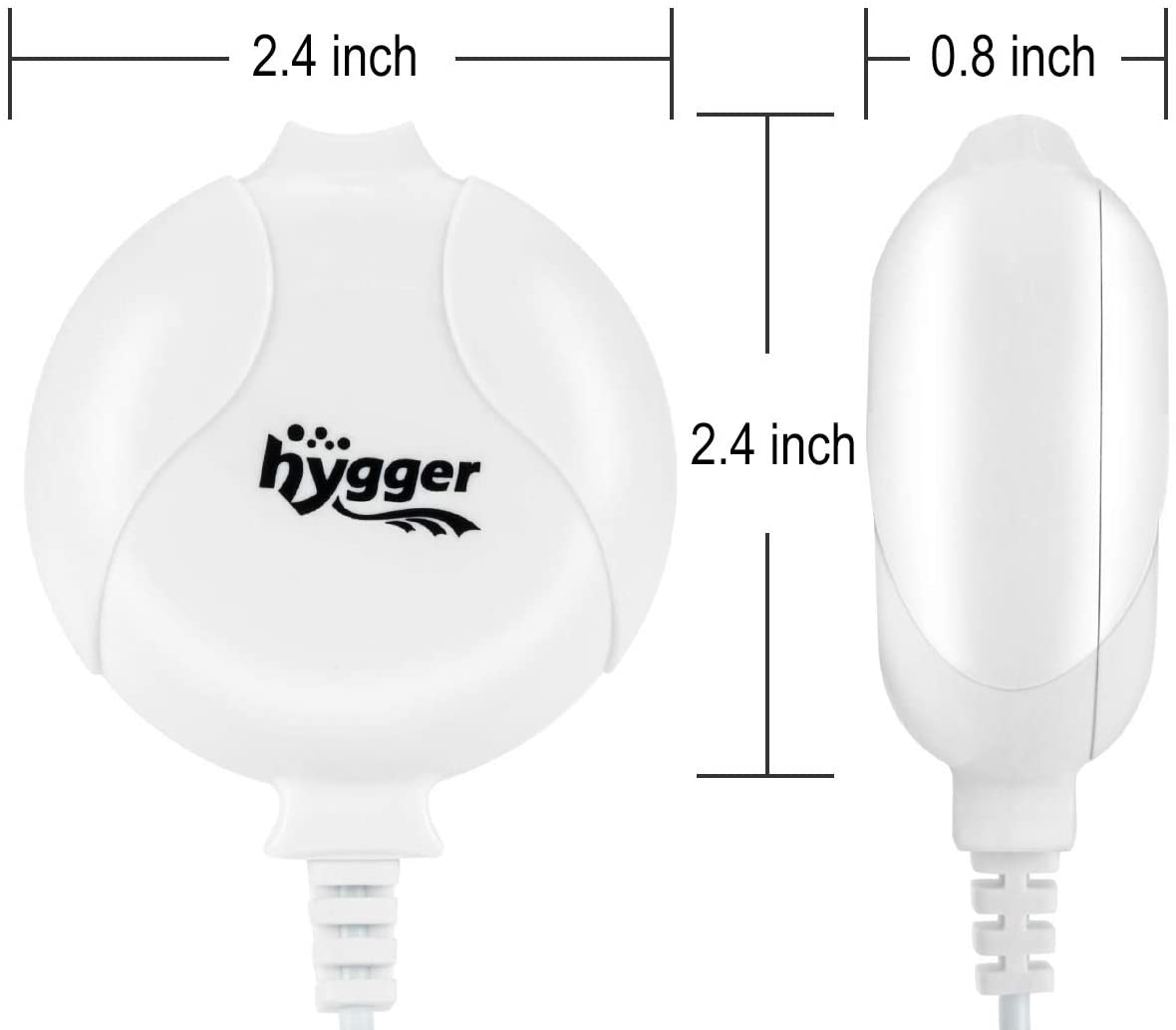Mini 1.5 Watt Hygger Air Pump For 15 Gallon Fish Tank