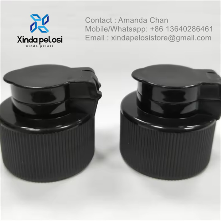 Plastic Cleaning Cover Plastic Smooth Flip Detergent Bottle Cap With Screw Cap