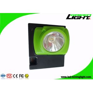 China Wireless Coal Miners Headlamp , Mining Hard Hat Lights With 15 Hours Lighting Time on sale