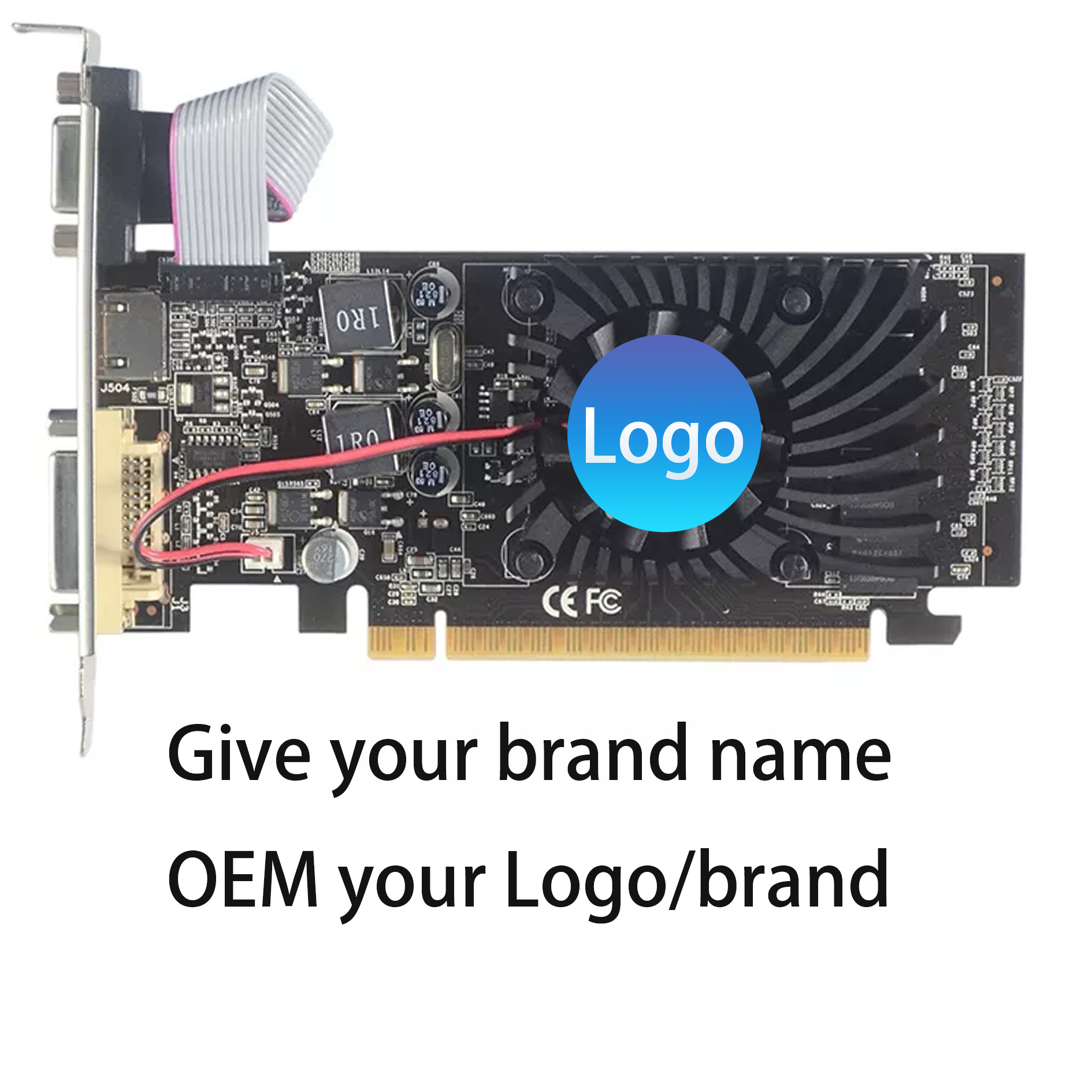 1GB Low Profile Graphics Card , GT210 1GB 64Bit DDR2 Vga Card DDR3