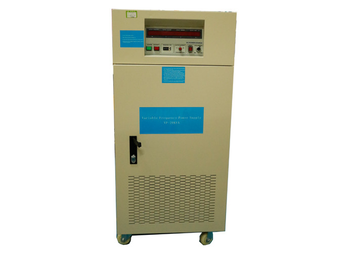 Variable Frequency Audio Video Test Equipment Environmental Considerations Output Capacity 20KVA
