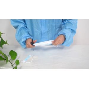 China S&J Protective Disposable Anti Fog Face Mask Anti Fogging Respirator with Foam Strip on Inner Layer TYPE IIR  ASTM F2100 Level 3 on sale