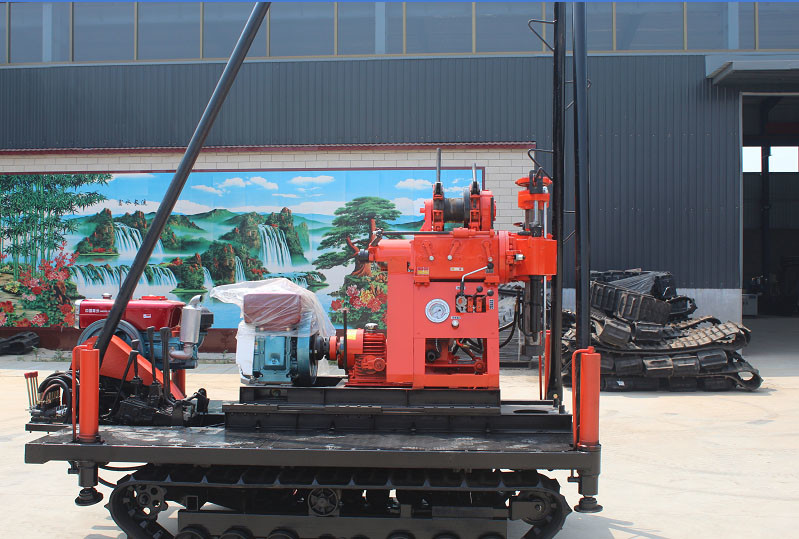 High Speed Crawler Mounted Drill Rig Small Size For Building Exploration