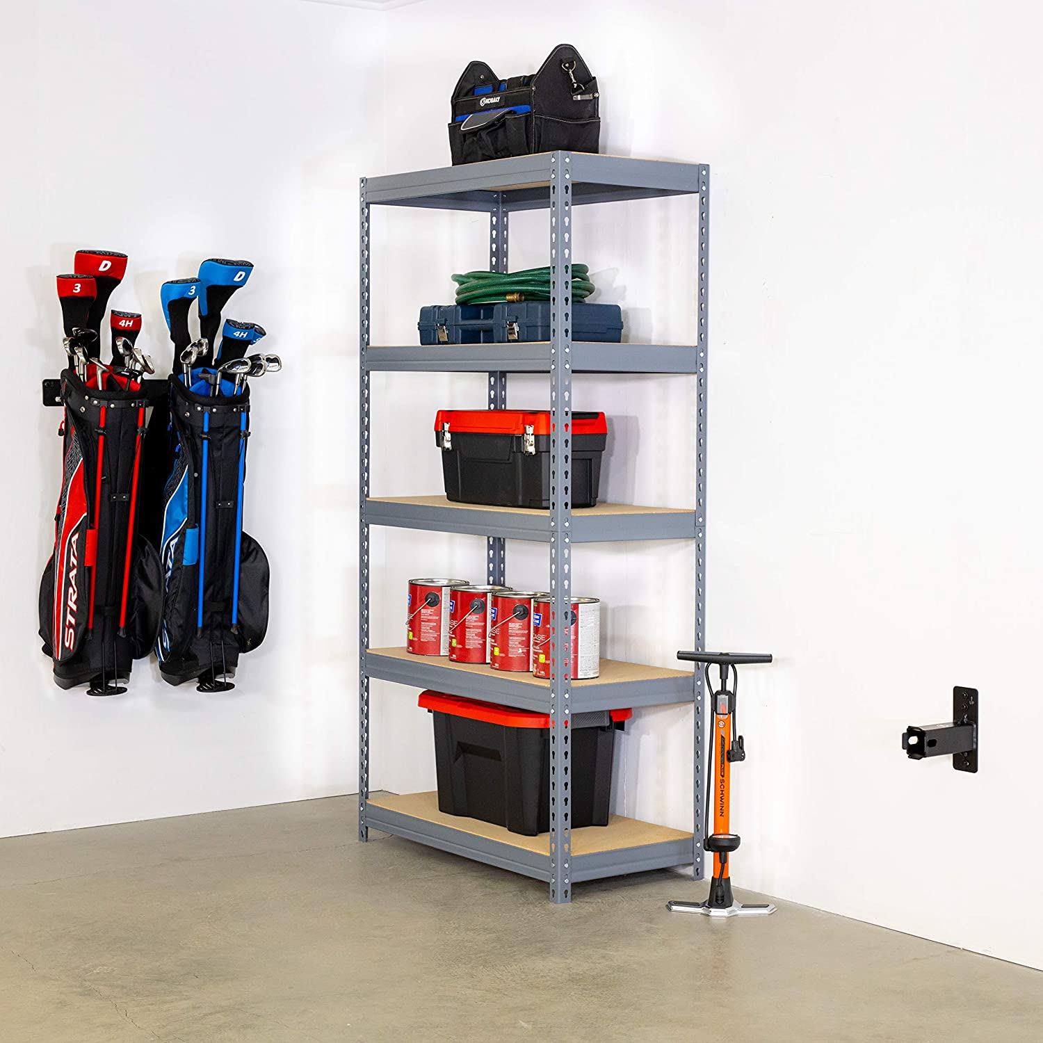 ISO9001 Rohs CE 16949 Wall Holder Hanger Bike Rack for Bicycle Cargo Trailer Storage