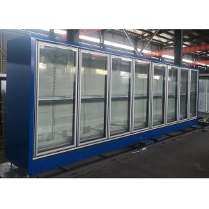  2200mm High R449a Remote Multideck Upright Glass Door Freezer Auto Defrost Manufactures
