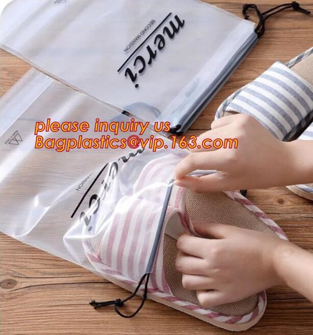 Biodegradable Environment friendly LDPE Plastic bags with DRAWSTRING closure bags, backpack, drawtape bag, essentials