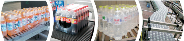 25-30pcs/min Drinking Mineral Water Bottle Packing Machine / Film Shrinking Equipment