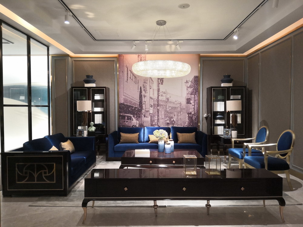 Custom made furniture factory who supply hotel furniture console table and coffee table for Lobby Leisure furniture