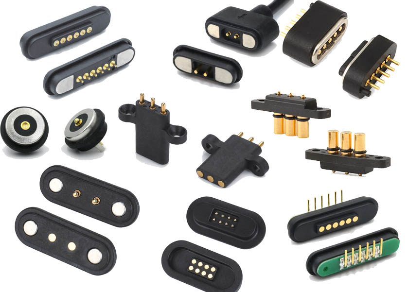 Customized Spring Force 8 Pin Magnet Charging Base Contact And Probe Magnet Base 0