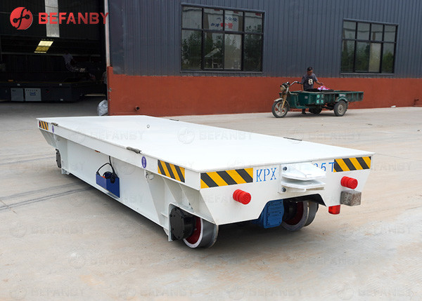 Factory Rail Transfer Battery Powered Cart