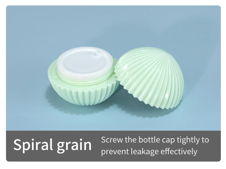 ABS Screw Cap 20g 30g 50g Cosmetic Screen Printing Spherical Cream Bottle Packaging for Cosmetic Packaging Containers