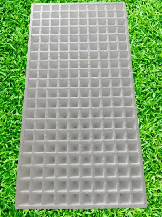Foam seedling tray tray Vegetable seedling tray hydroponic tray tray White foam traypepper seedling tray wholesale floating foam board water planting