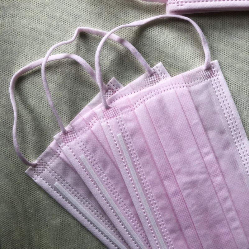 Non Woven Disposable Pollution Mask , Medical Respirator Mask Skin Friendly