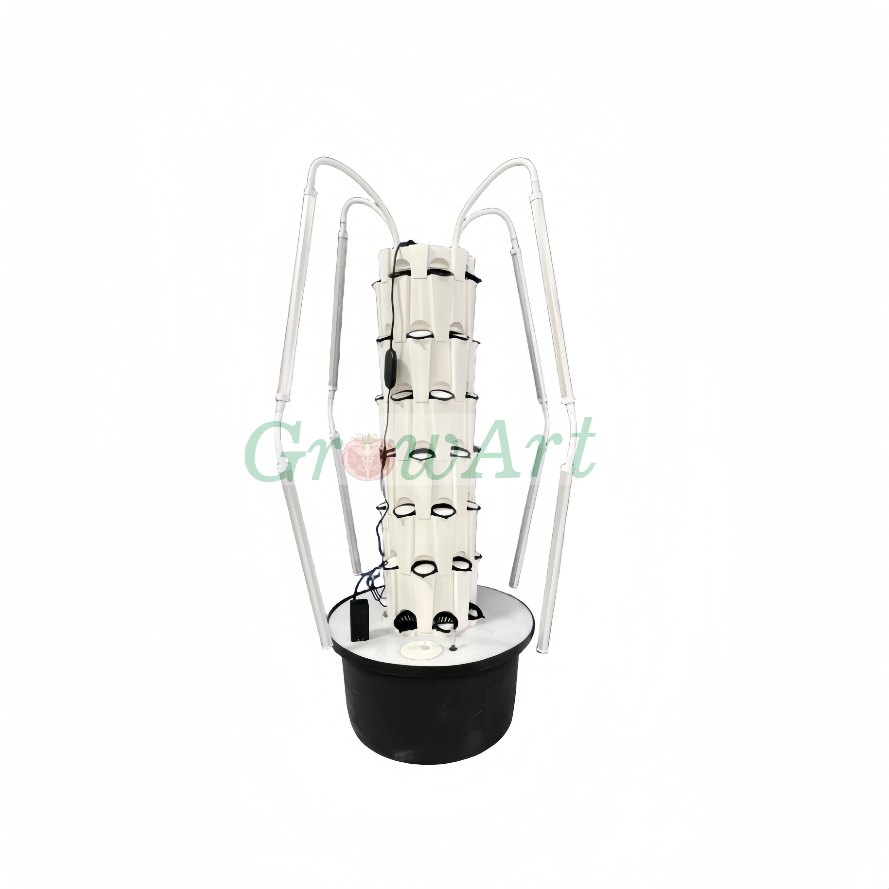 Aeroponic Tower 49 Pots Vertical Farm Indoor Garden Hydroponic Growing System