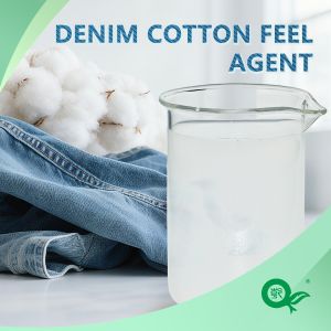 150C Drying and Setting One-Dip-One-Nip Denim Fabric Cotton with 30-50g/L Padding Method Dosage of Cotton Feel Agent