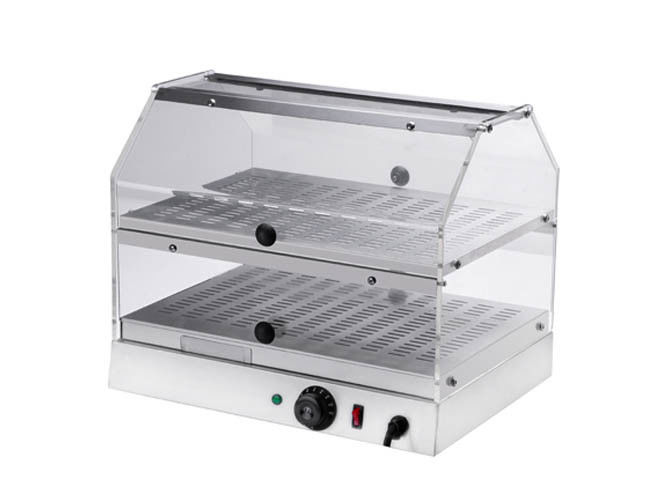 High Efficiency Snack Food Processing Equipment 300w Two Food Display Plate 0~85 ° C