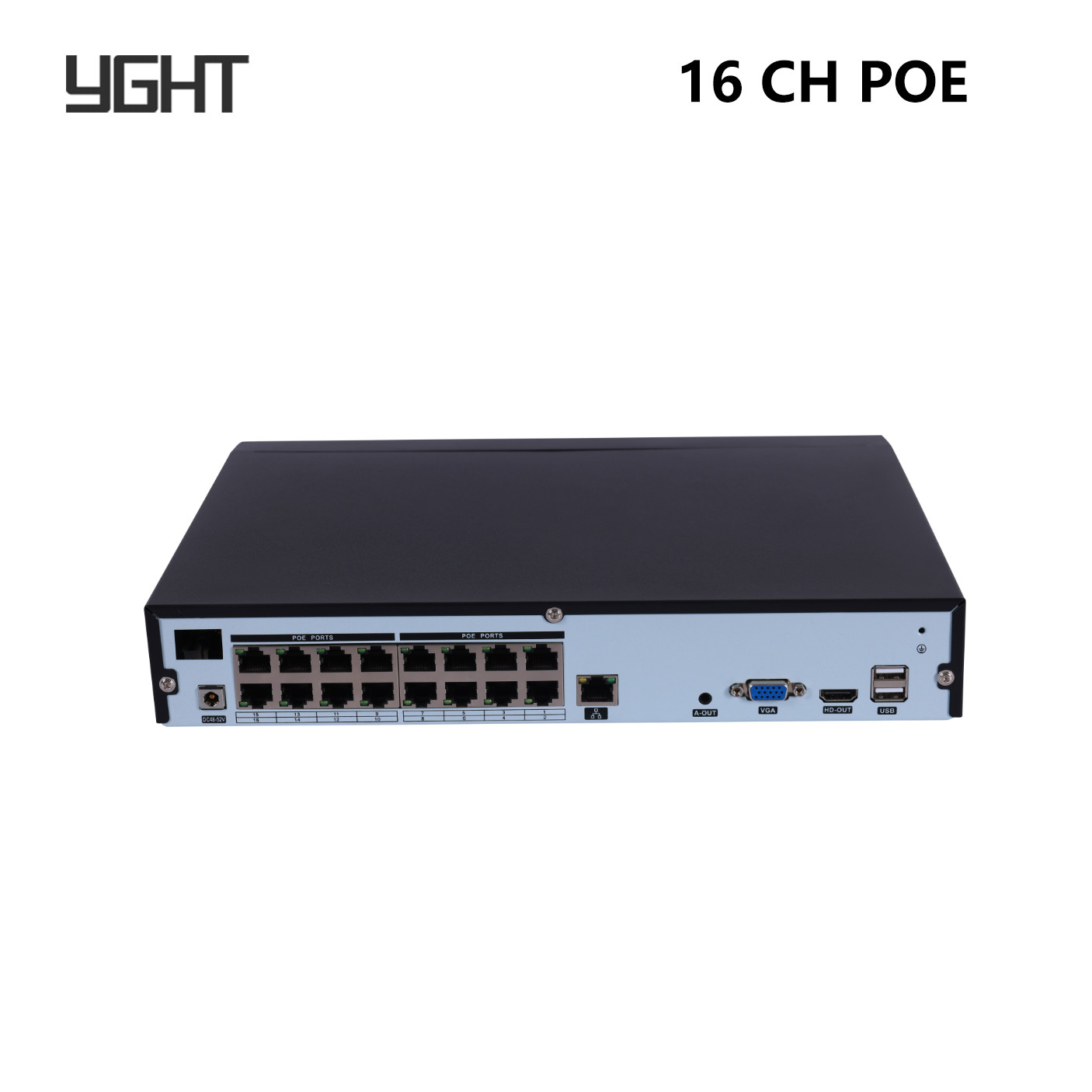 OEM 4K NVR 16 Channel POE Kit 48MP Simultaneous Playback
