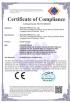 Shenzhen Wellcam Co., Ltd. Certifications