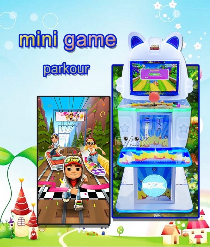Temple Run Kids Electronic Amusement Game Machines With Colorful Led Light