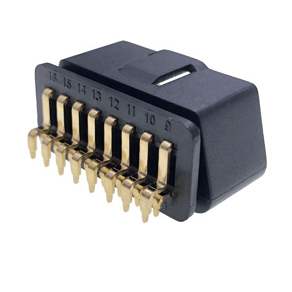 OBDII PCB Diagnostic Tool Black for Black Code Reader Auto Car OBD2 16 Pin Connector With Case OBD Male Connector Adapter