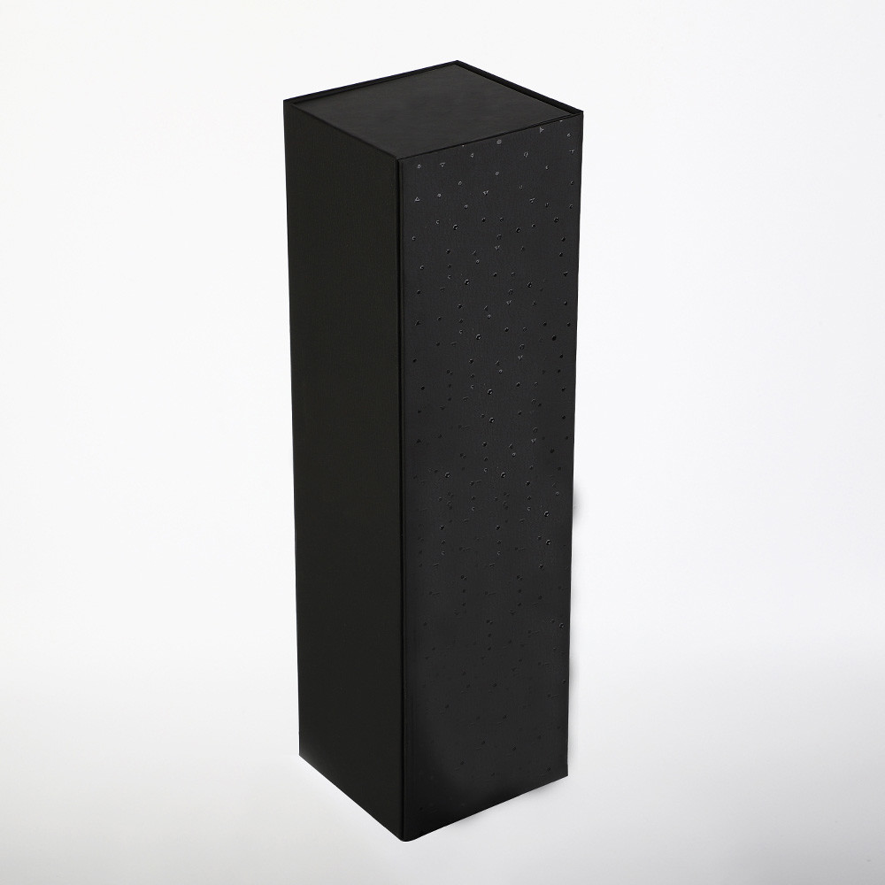 wine champagne Bottle Gift Box flap Cardboard Magnetic Closure Rigid Flat Pack whisky brandy box
