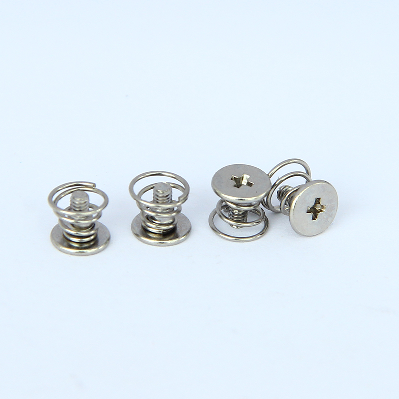 Spring step screw stainless steel studs with inter Spring combination screw
