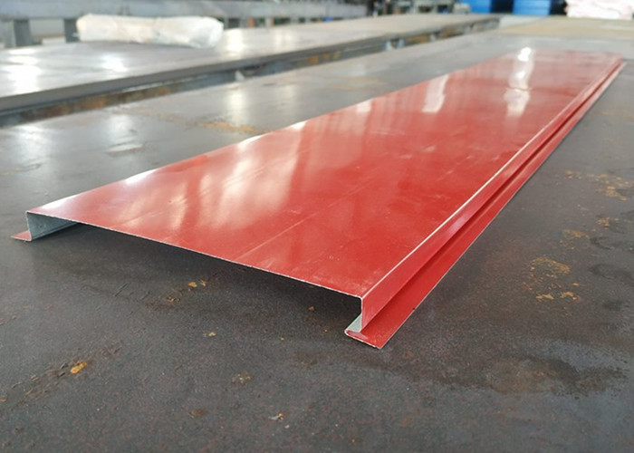 Hydraulic Roofing Sheet Making Machine 250 / 312 And 416mm Changeable Soffit Panel