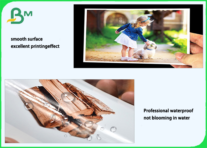 Glossy Adhesive Tear Resistant Waterproof RC Photo Paper A4 size