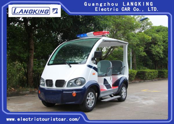 4 Seater Electric Golf Cart , Electric Security Carts Maintenance Free Battery