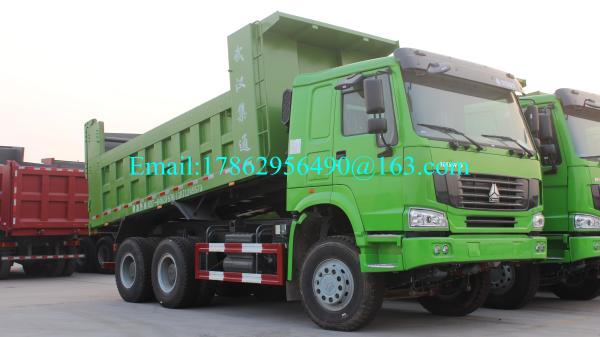 SINOTRUK HOWO 6x4 Dump Truck , 10 Wheeler Dump Truck With 30cbm And HW76