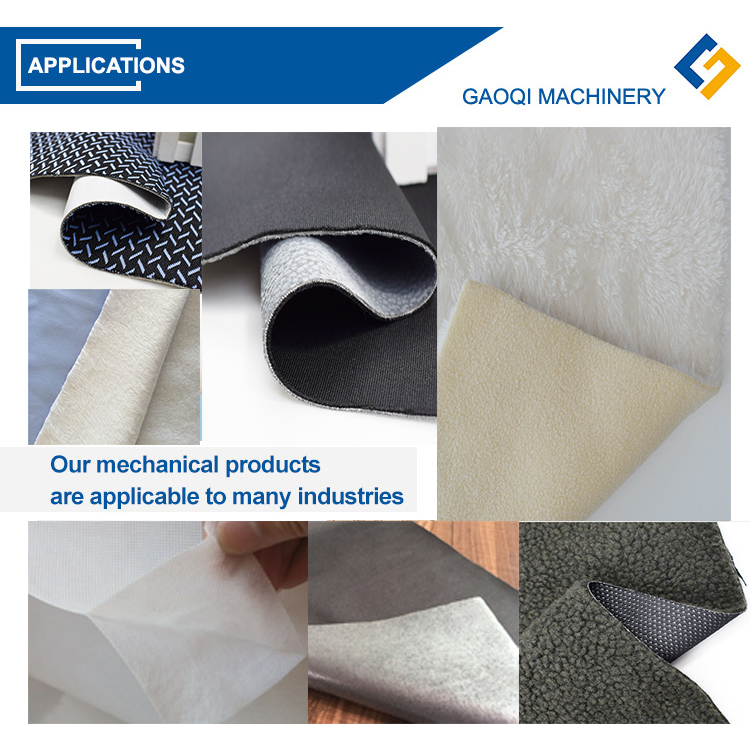 1200-2200mm Max Width Fabric to Foam Film Laminating Machine with Foam Base Material