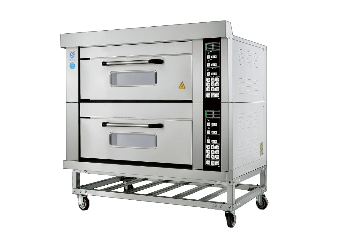 Deluxe Electric Oven Micro-computer Intelligent Control Smart Preset Menu Function 3 Decks 6 Trays Electric Baking Ovens
