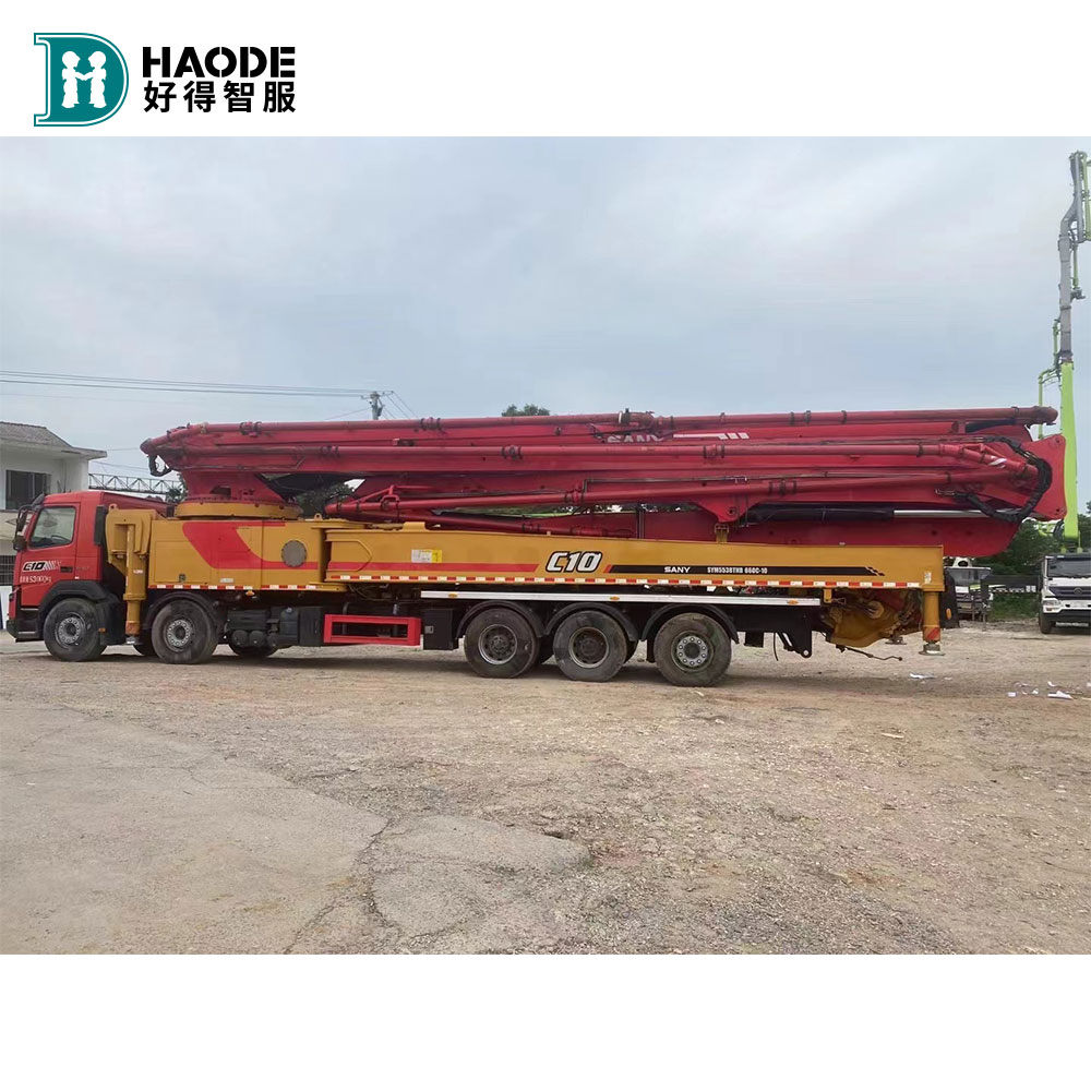 HAODE Sany SYM5538THB 660C-10 66M Diesel Mortar Vehicle Concrete Truck-Mounted Pump Truck