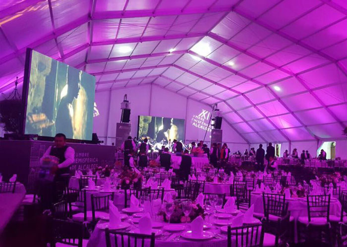 Aluminum Frame 60m Polygon Tent For Concert Dinning Warehouse