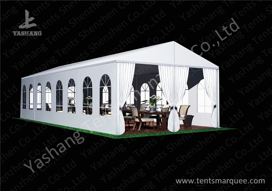 3M Width Length Extend Hard Aluminium Frame Tents , big marquee hire sun shelter usage