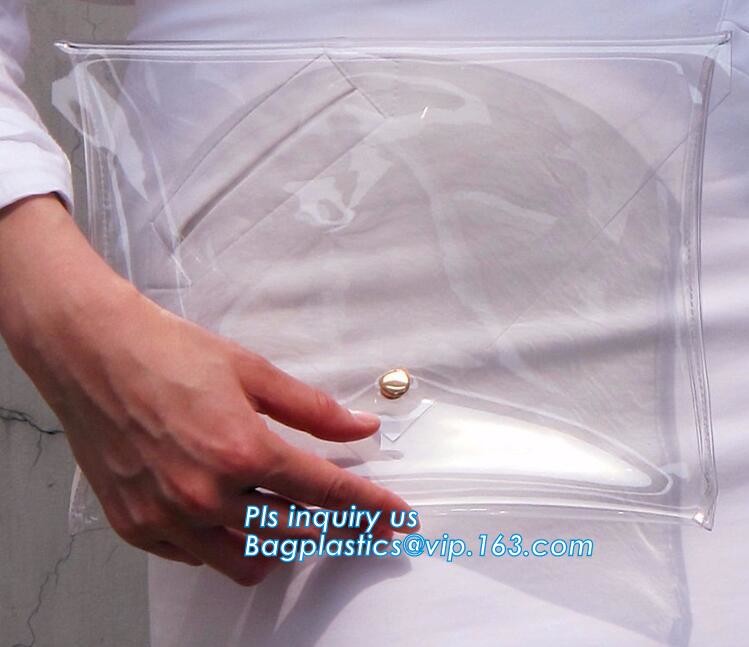 Transparent Clear Vinyl PVC Clutch Bag Made In China, PVC Jelly Clear Clutch Purse Lady Crossbody Flap Bags Chain Handba