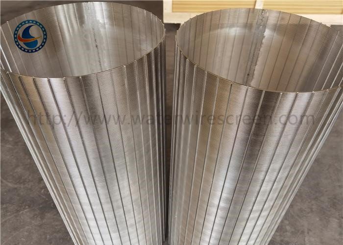 Slotted Tube Johnson Screen 304 Wedge Wire Screen Filter For Filtration
