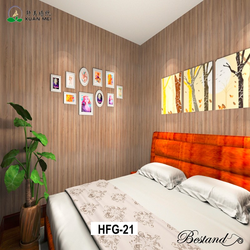 Removable Wood Wall Paper Decor with Vintage Wood Decorative Film Peel and Stick Wallpaper
