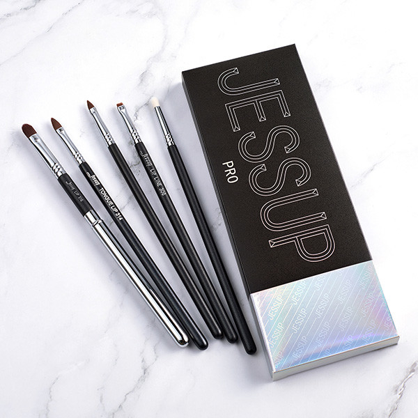 Versatile Vegan Jessup 5pcs Basic Makeup Brushes Set