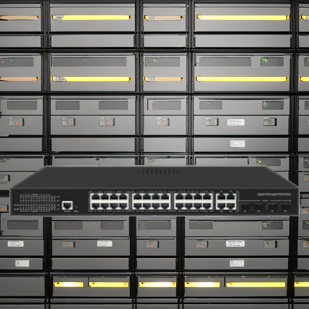 SG3000-MG-24P4C Switch 10/100/1000Mbps Transmission Rate and Stackable Function for Industrial Performance