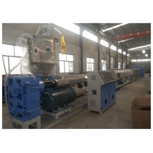  High Production Speed HDPE LDPE Pipe Extrusion Line Easy Operate and Maintenance Manufactures
