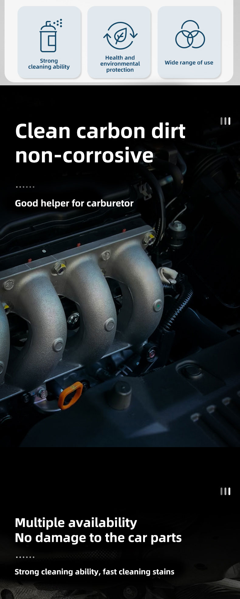 Storage Condition Store in a Cool Place Carburetor Cleaner for Automobile Engine