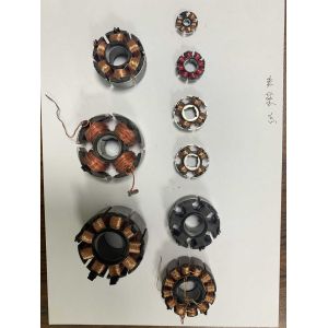 2 Stations Automatic Induction Coil Winding Machine with Inverter and 2mm Center