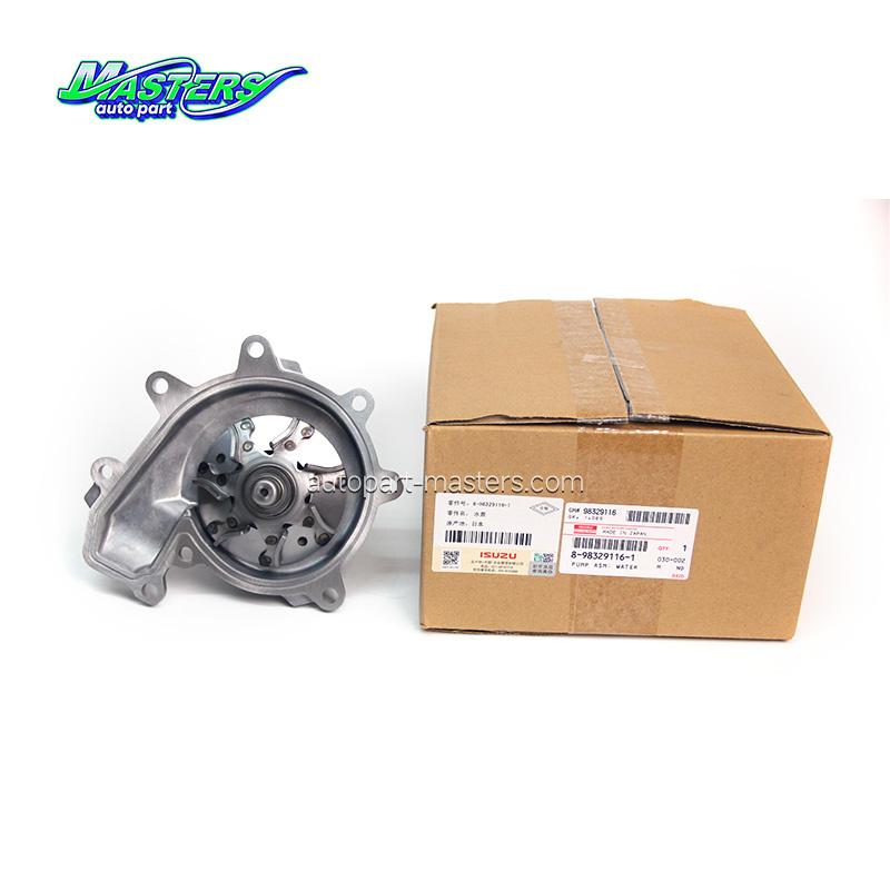 Masters 8-98329116-1 Water Pump 8983291161 for ISUZU NPR 4HF1 4HG1 4HL1