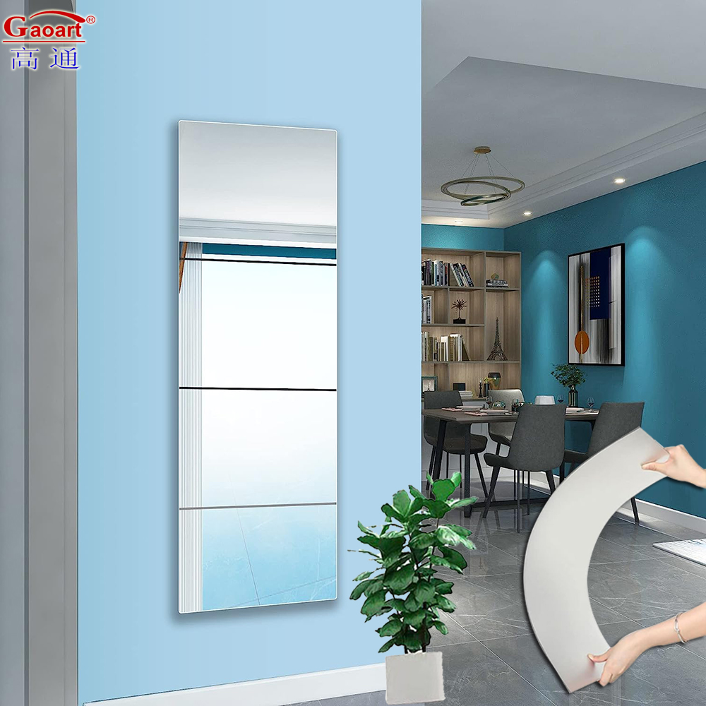 Acrylic Sheet Mirror Custom Design House Decor Wall Plastic Adhesive Stickers For Home