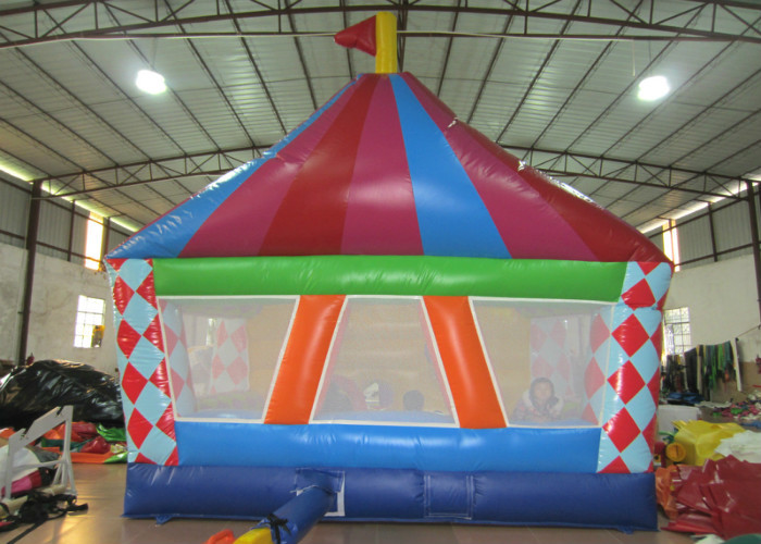 Inflatables Clown Baby Bounce House , Indoor Games Toddler Bouncy Castle 5 X 5m
