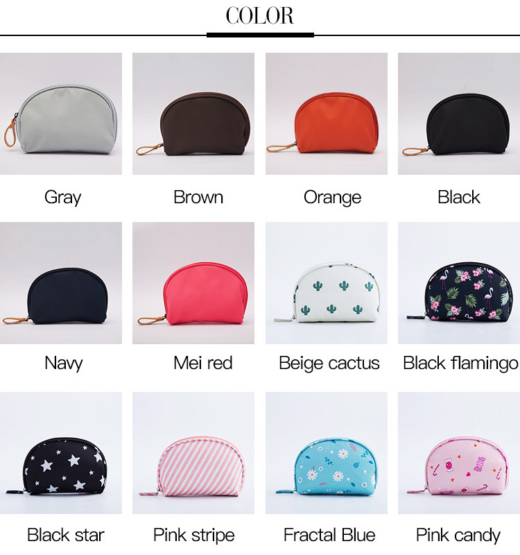 Polyester Makeup Cosmetic Bags