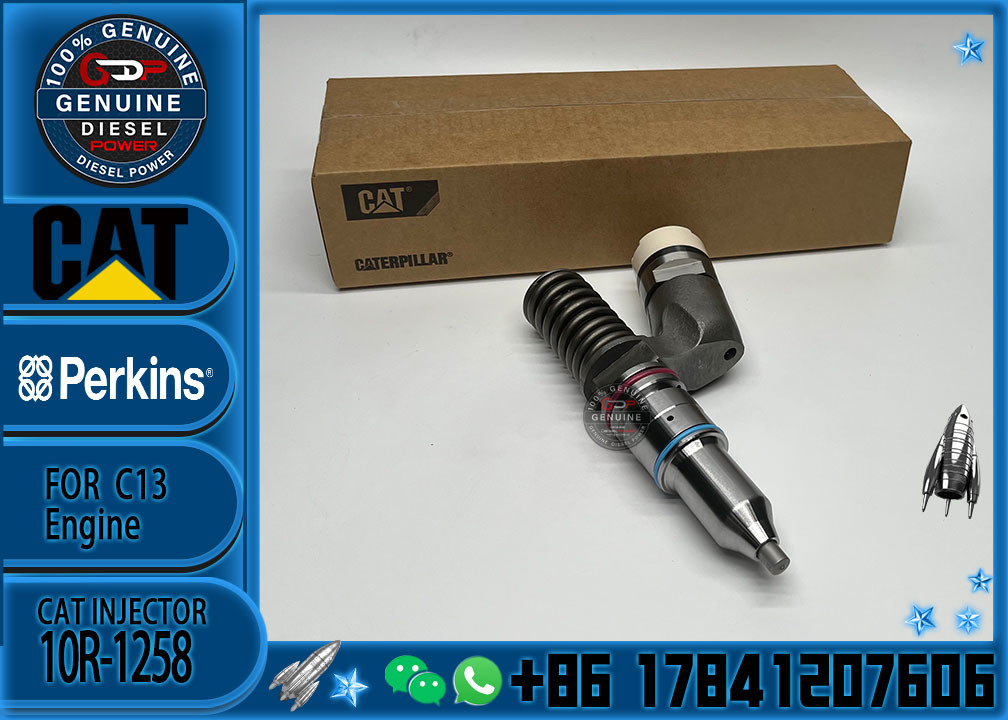 F-Diesel Genuine Quality Brand New Diesel Fuel Injector 10R-1258 10R1258 For CAT C10/C12 Engine