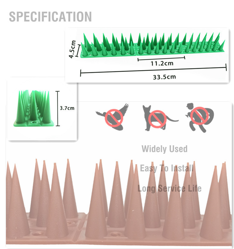 Animol Control 24 Holes Anti Bird Perch , Anti Pigeon Fence Spikes