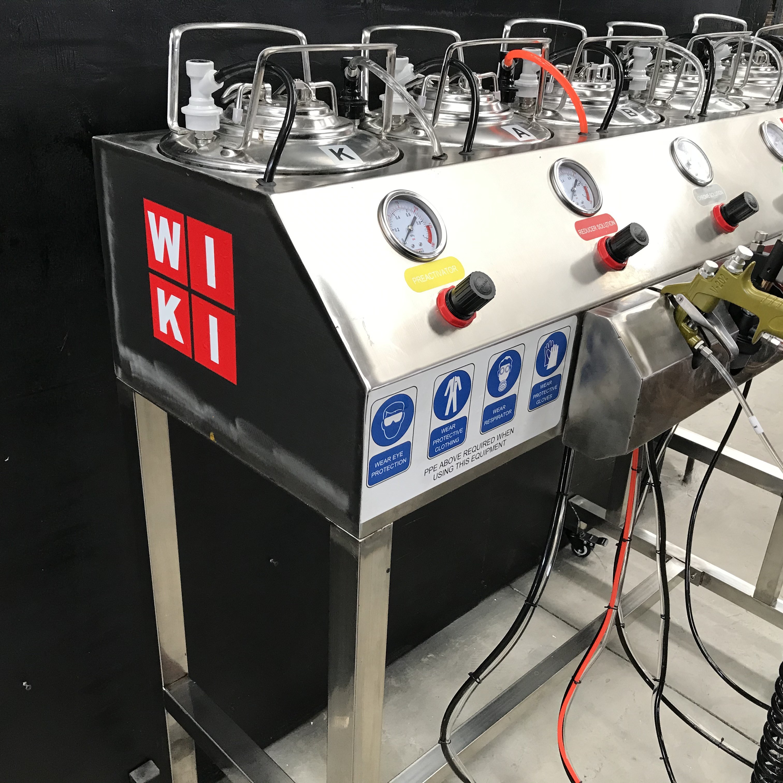 Spray on Chrome Technology and Machine